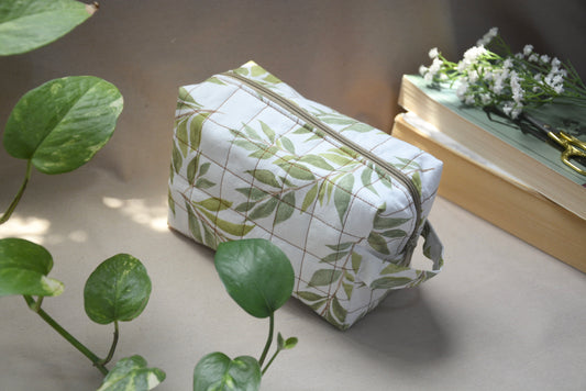 Branches Quilted Pouch (Medium